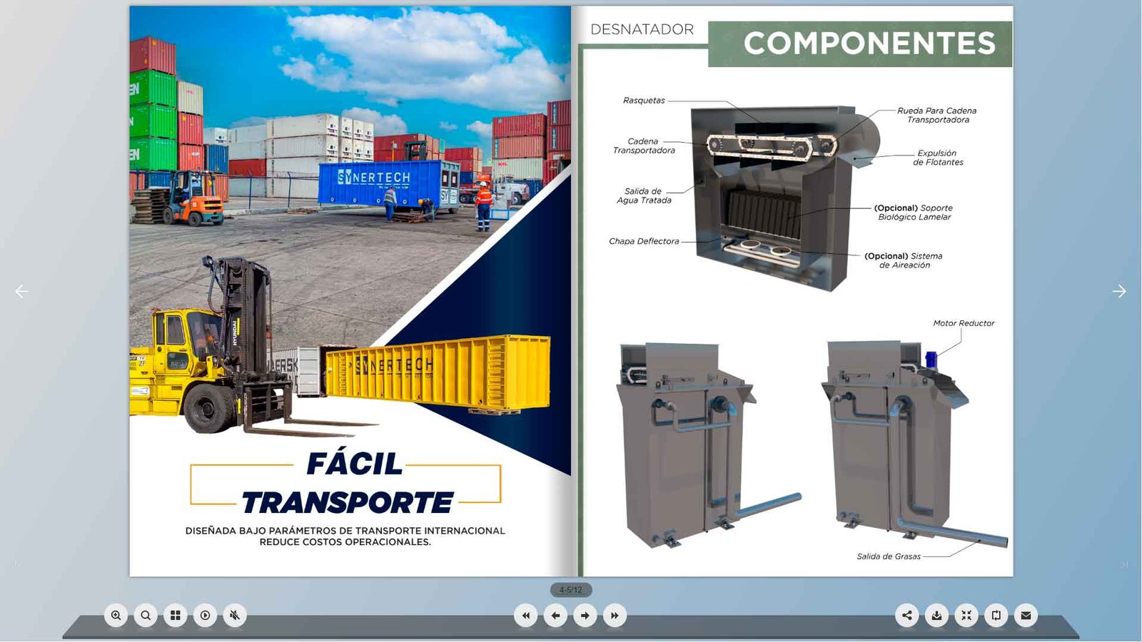 Catálogo Técnico Desnatador Grasas